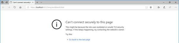 SharePoint Framework (SPFx) Issue - Cannot Connect Securely To This Page